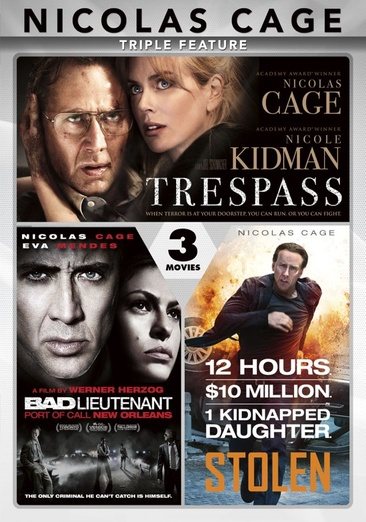 Nicolas Cage Triple Feature cover