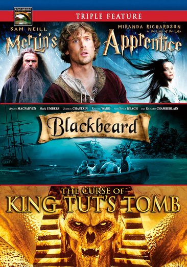 The Curse of King Tut's Tomb / Merlin's Apprentice / Blackbeard cover