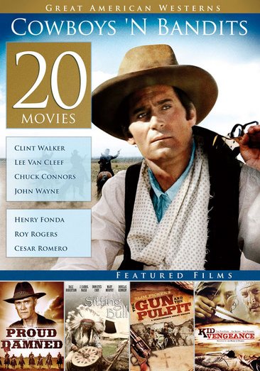 20-Film Great American Westerns: Cowboys 'N Bandits cover
