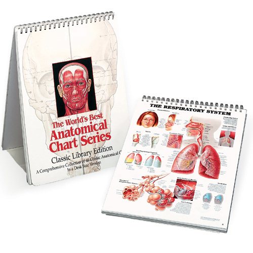 The World's Best Anatomical Chart Series: A Comprehensive Collection of 48 Classic Anatomical Charts in a Desk Size Version cover