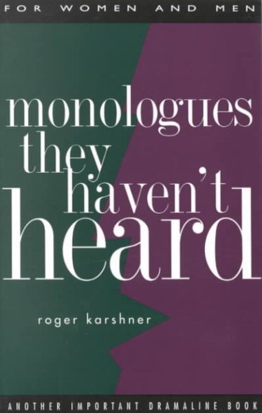 Monologues They Haven't Heard cover