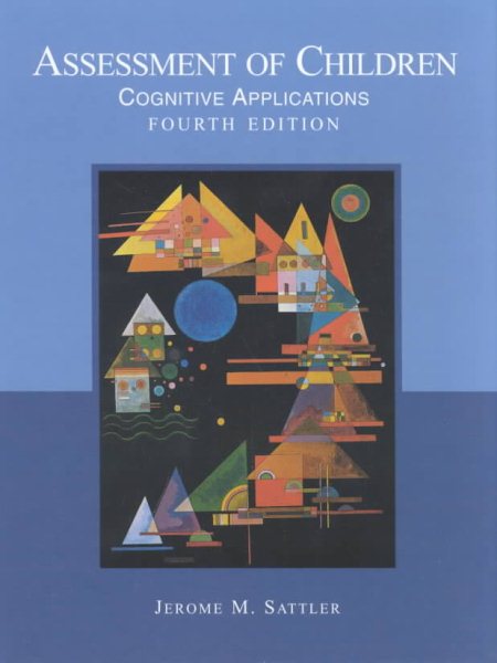 Assessment of Children: Cognitive Applications: 1 cover