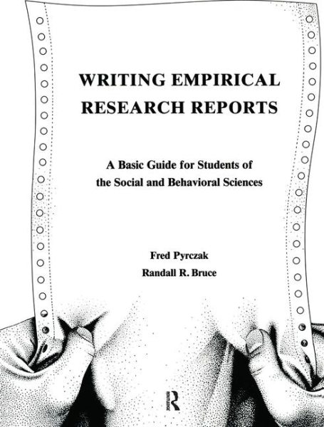 Writing Empirical Research Reports: A Basic Guide for Students of the Social and Behavioral Sciences cover