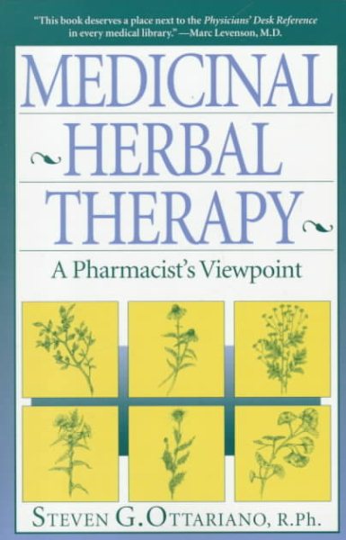 Medicinal Herbal Therapy: A Pharmacist's Viewpoint cover