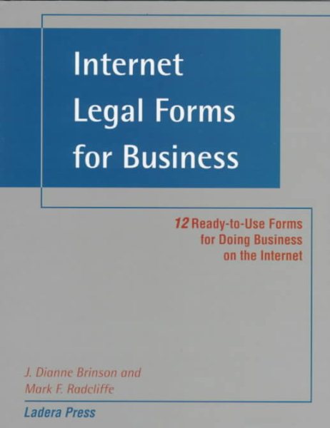 Internet Legal Forms for Business cover