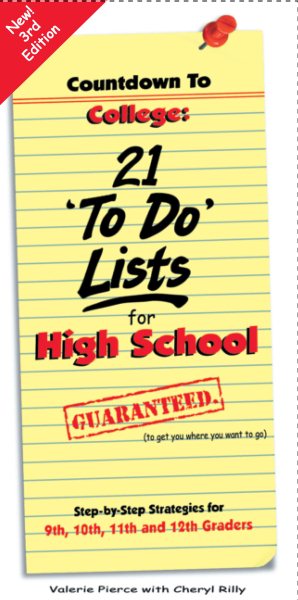 Countdown to College: 21 'To Do' Lists for High School cover