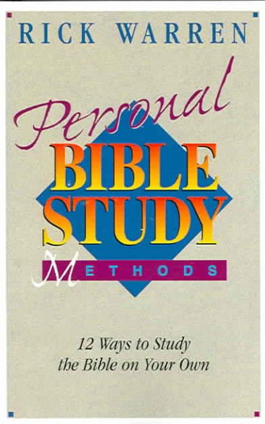 Personal Bible Study Methods cover