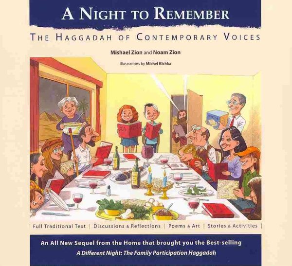 A Night to Remember: The Haggadah of Contemporary Voices (Hebrew -English) (English and Hebrew Edition) cover