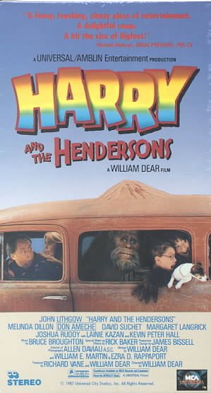 Harry and The Hendersons [VHS] cover