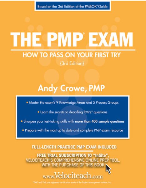 The PMP Exam: How to Pass On Your First Try (Test Prep series) cover