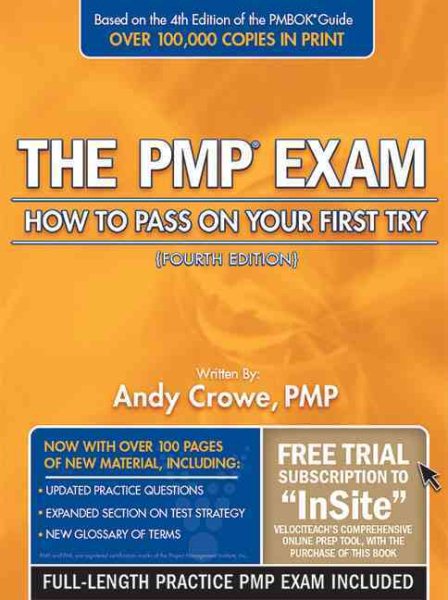The PMP Exam: How to Pass on Your First Try, Fourth Edition cover