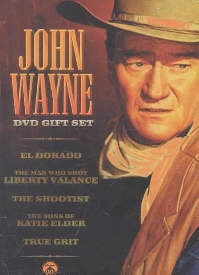 John Wayne DVD Gift Set (The Shootist/ The Sons of Katie Elder/ True Grit/ El Dorado/ The Man Who Shot Liberty Valance) cover