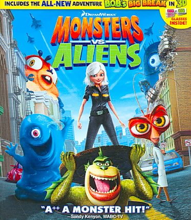Monsters vs. Aliens [Blu-ray] cover