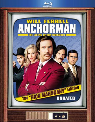 Anchorman: The Legend of Ron Burgundy (Unrated Rich Mahogany Edition) [Blu-ray] cover