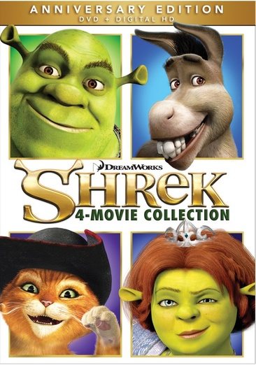Shrek: The Whole Story Boxed Set (Shrek / Shrek 2 / Shrek the Third / Shrek Forever After) cover