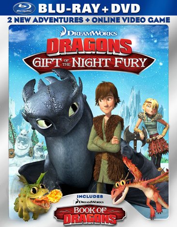 DreamWorks Dragons: Gift of the Night Fury / Book of Dragons Double Pack (Two-Disc Blu-ray/DVD Combo + Online Video Game) cover