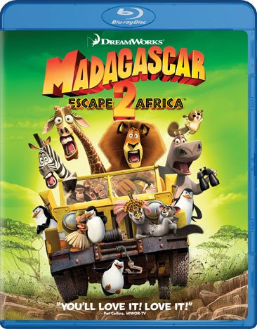 Madagascar: Escape 2 Africa (Two-Disc Blu-ray/DVD Combo) cover