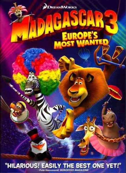 Madagascar 3: Europe's Most Wanted cover