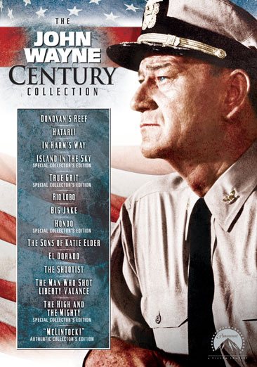 The John Wayne Century Collection (Big Jake / Donovan's Reef / El Dorado / Hatari! / Hondo / In Harm's Way / Island in the Sky / McLintock! / Rio Lobo / The High and the Mighty / True Grit / The Shootist / and more) cover