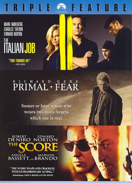 The Italian Job / Primal Fear / The Score (Triple Feature) cover