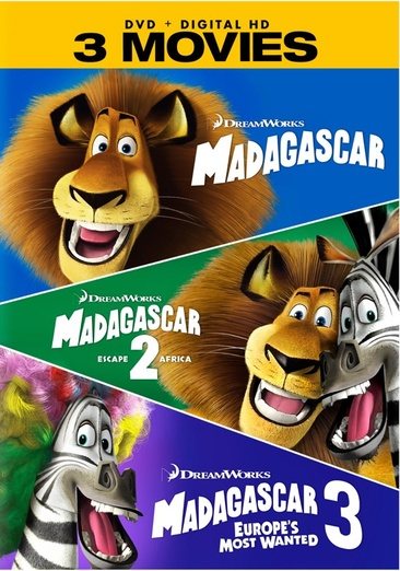 Madagascar: The Complete Collection (Madagascar / Madagascar Escape 2 Africa / The Penguins of Madagascar) cover