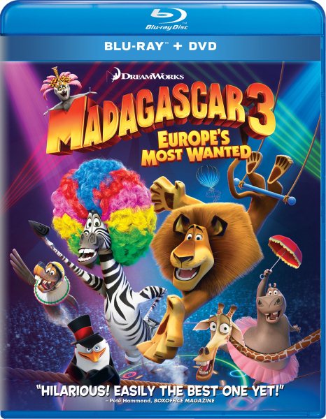 Madagascar 3: Europe's Most Wanted [Blu-ray]