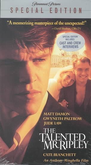The Talented Mr. Ripley [VHS] cover