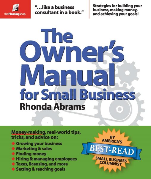 The Owner's Manual for Small Business cover