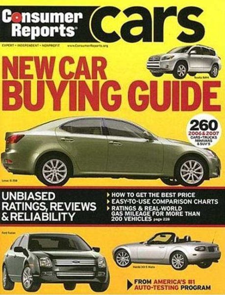 New Car Buying Guide 2006 & 2007(Consumer Reports New Car Buying Guide) cover