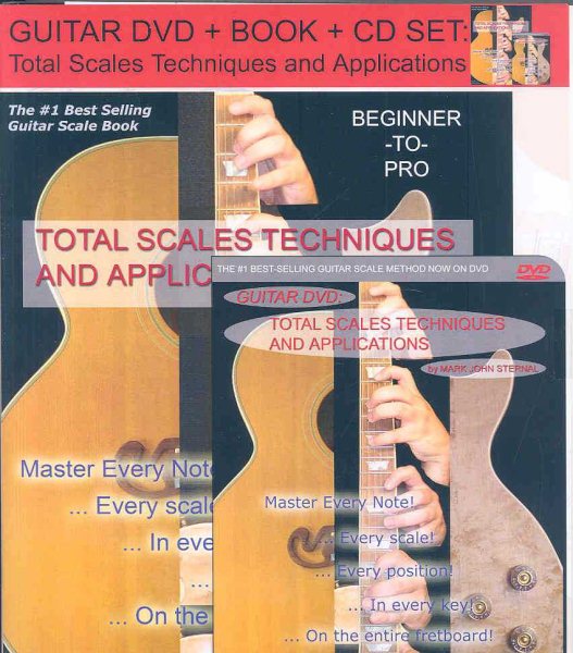 GUITAR DVD + BOOK + CD Total Scales Techniques and Applications cover