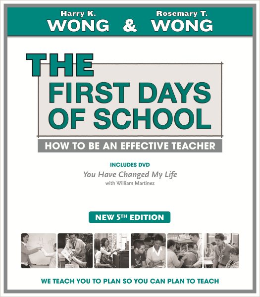 THE First Days of School: How to Be an Effective Teacher, 5th Edition (Book & DVD) cover