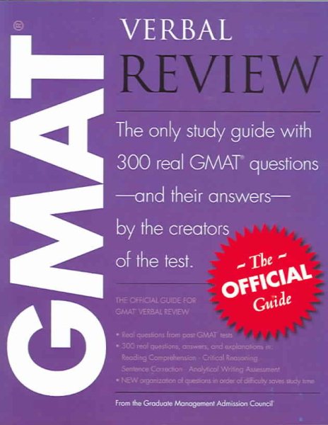 The Official Guide for GMAT Verbal Review cover