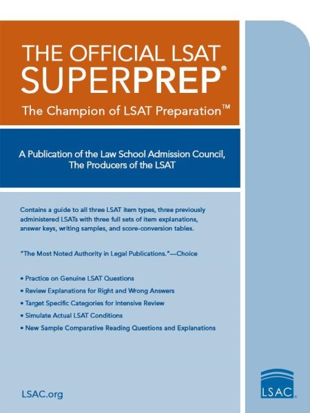 The Official LSAT SuperPrep: The Champion of LSAT Prep cover