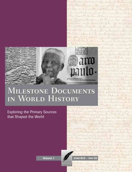 Milestone Documents in World History cover