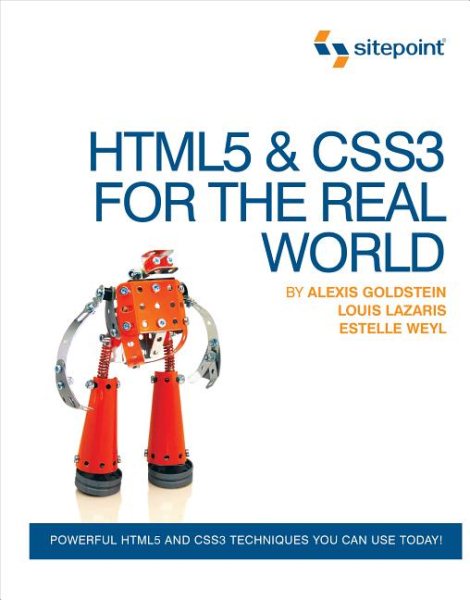 HTML5 & CSS3 For The Real World cover