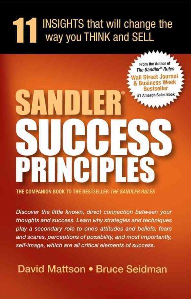 Sandler Success Principles : 11 Insights that will change the way you Think and Sell cover