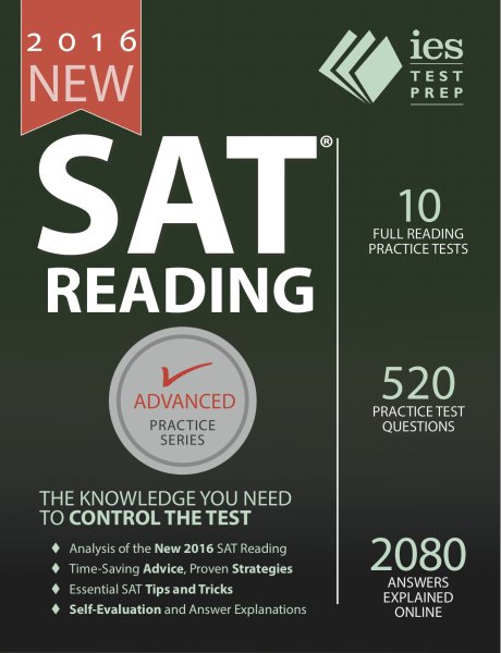 New SAT Reading Practice Book cover