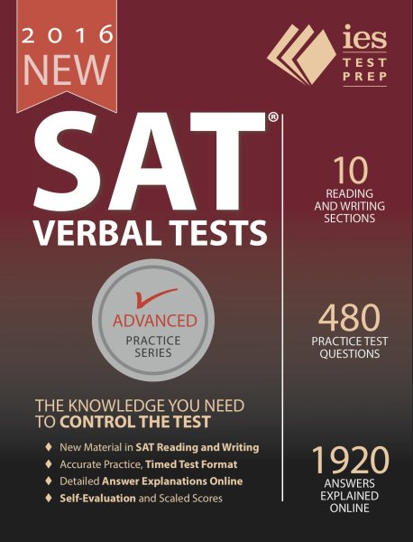 New SAT Verbal Tests (Advanced Practice) cover