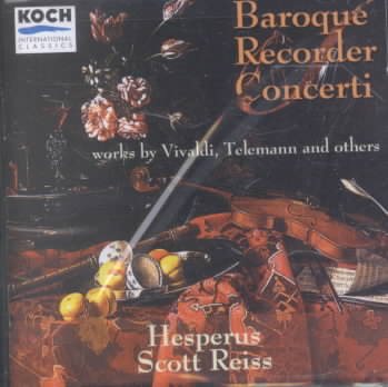Baroque Recorder Concerti: Works by Vivaldi, Telemann, Graupner, Babell & Naudot - Hesperus cover