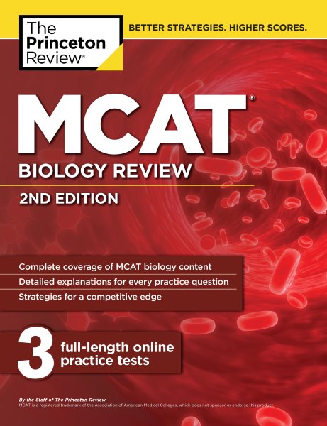MCAT Biology Review, 2nd Edition (Graduate School Test Preparation) cover