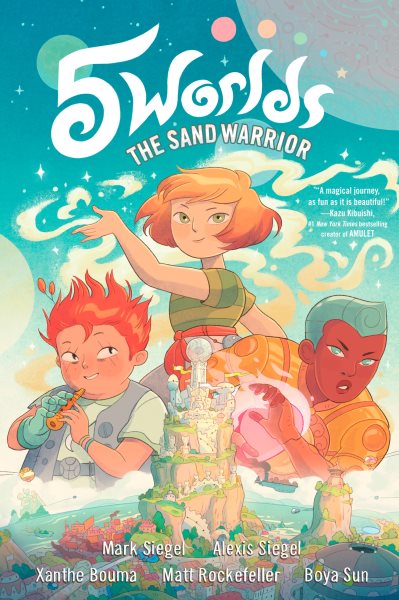 5 Worlds Book 1: The Sand Warrior: (A Graphic Novel) cover