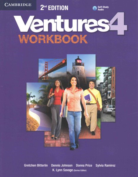 Ventures Level 4 Workbook with Audio CD cover