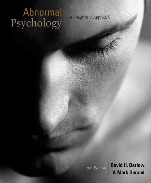 Abnormal Psychology: An Integrative Approach (with CourseMate Printed Access Card) cover
