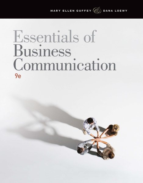 Essentials of Business Communication cover
