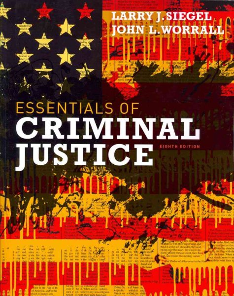 Essentials of Criminal Justice cover