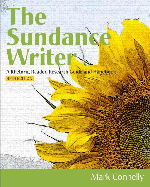 The Sundance Writer: A Rhetoric, Reader, Research Guide, and Handbook cover