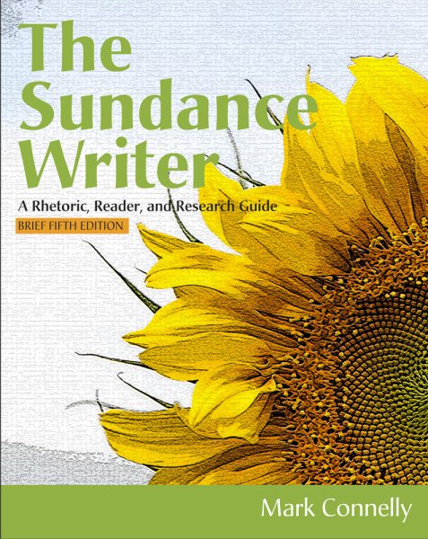 The Sundance Writer: A Rhetoric, Reader, and Research Guide, Brief cover