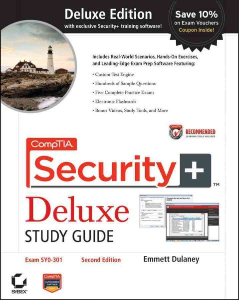 CompTIA Security+ Deluxe Study Guide Recommended Courseware: Exam SY0-301 cover