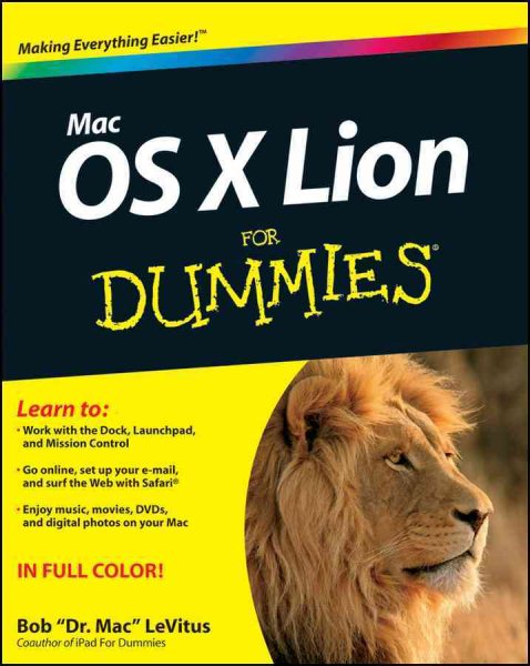Mac OS X Lion For Dummies cover