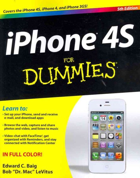 iPhone 4S For Dummies cover